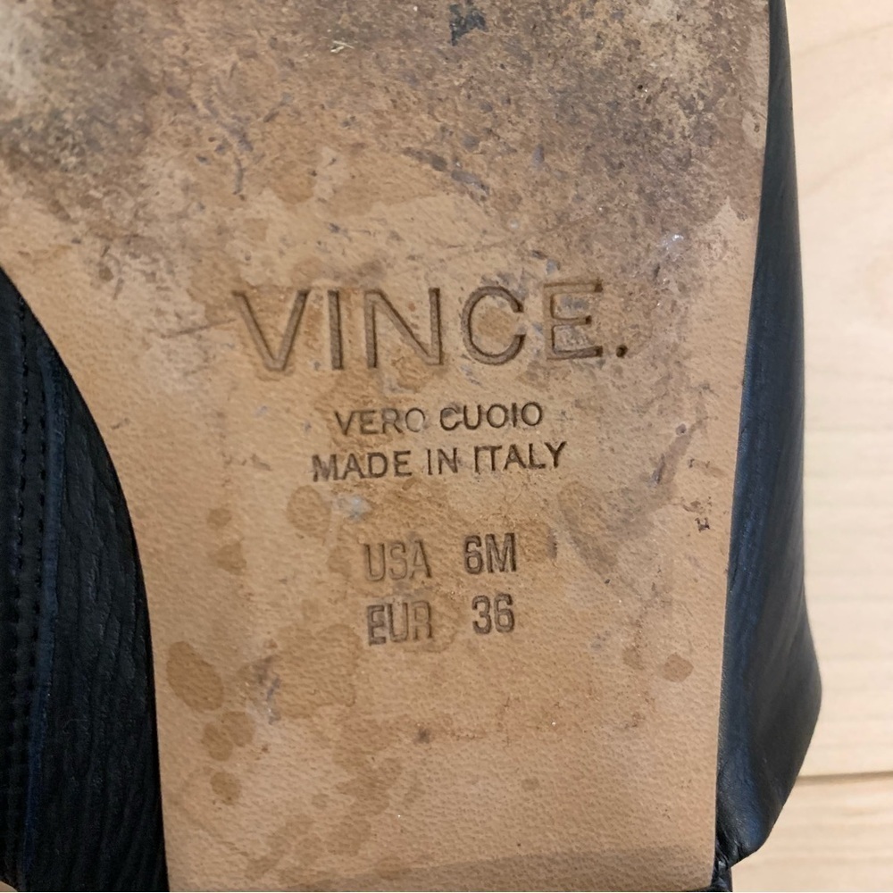 Vince Damon Leather Lace Up Sandals - Picture 9 of 11